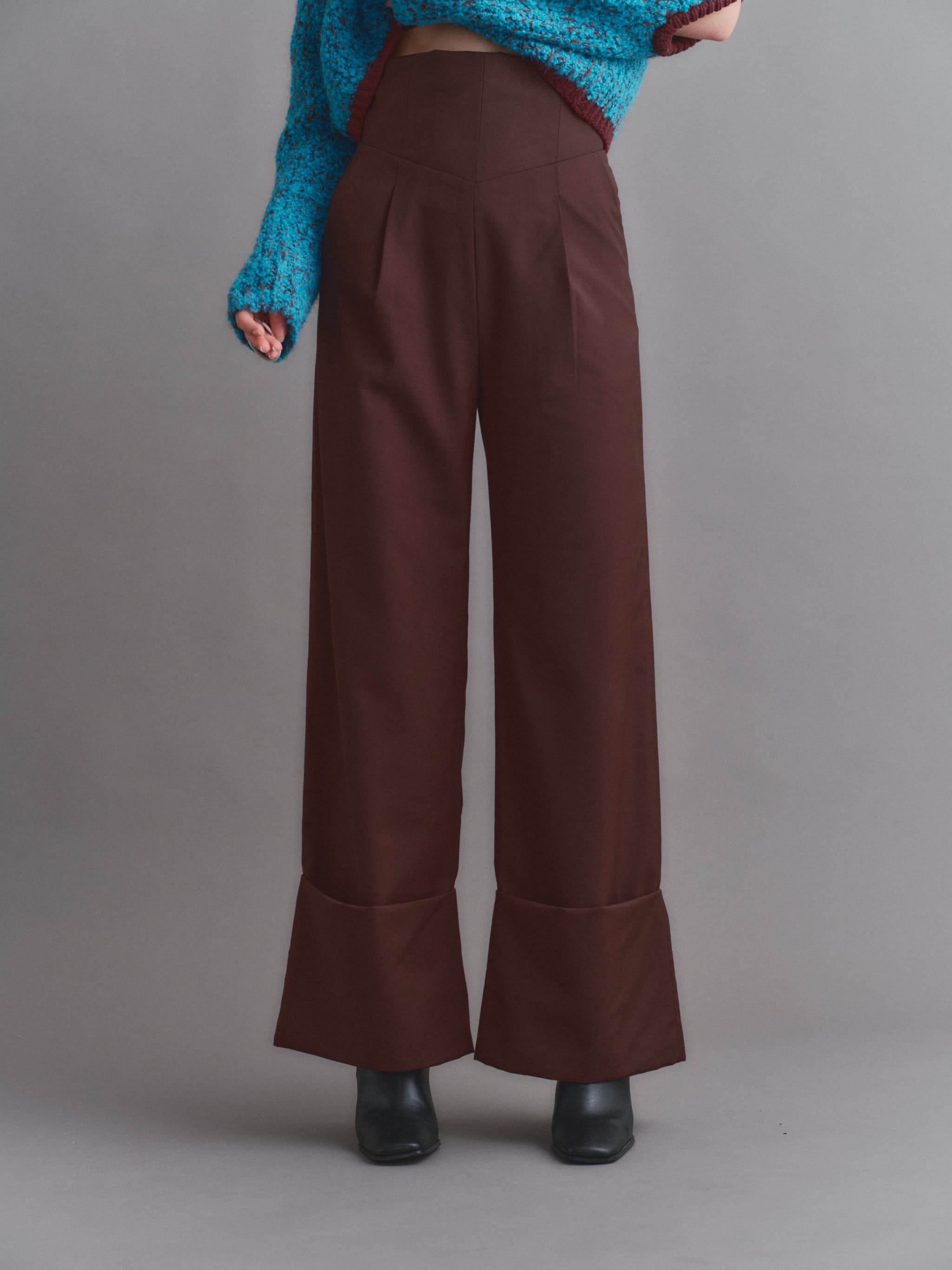 yo BIOTOP】High waist slacks 0 - casaarmani.com.br