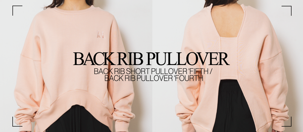 BACK RIB PULLOVER -FIFTH & FOURTH -