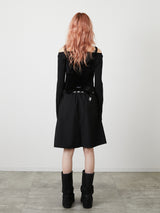 LAYRED TANK SELEEVE / BLACK