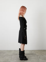 LAYRED TANK SELEEVE / BLACK