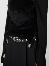 LAYRED TANK SELEEVE / BLACK