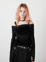 LAYRED TANK SELEEVE / BLACK