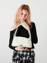 2WAY STUDS BAG / WHITE