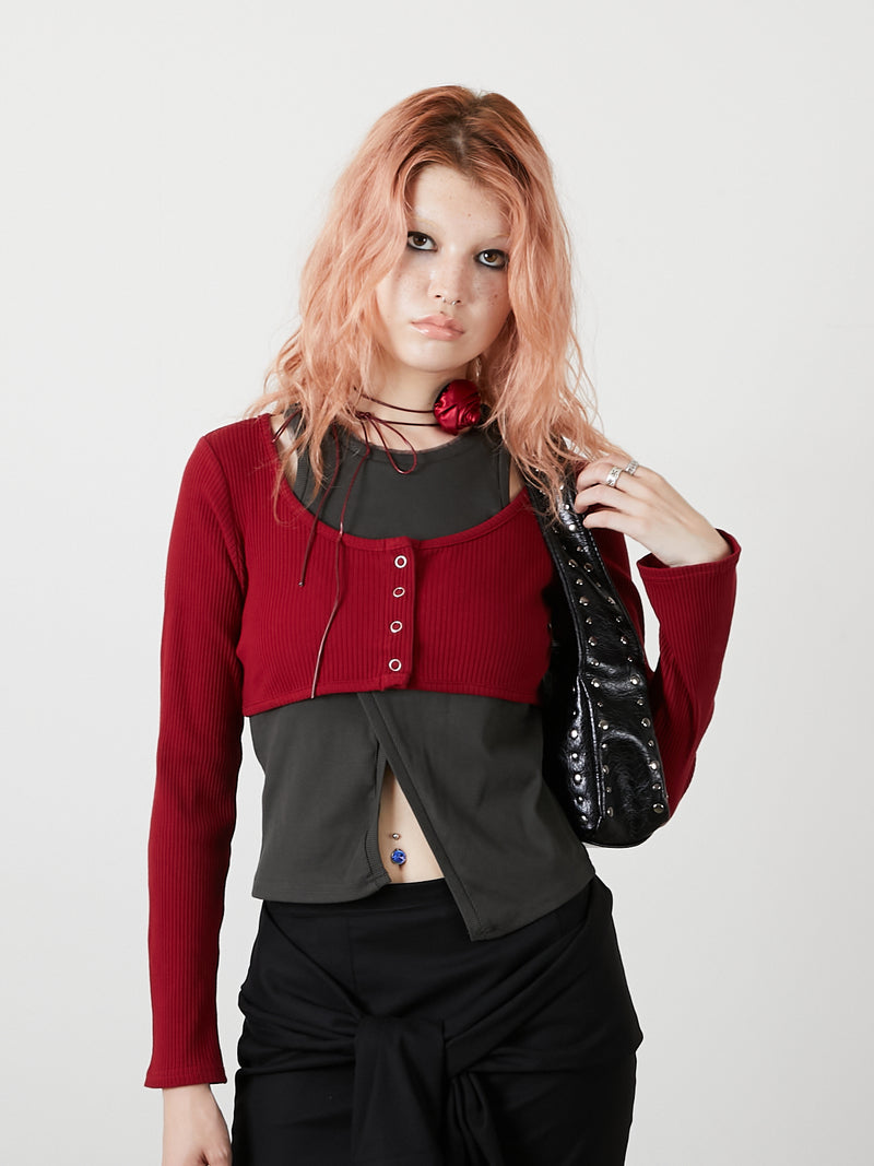 2PIECE TOPS / RED