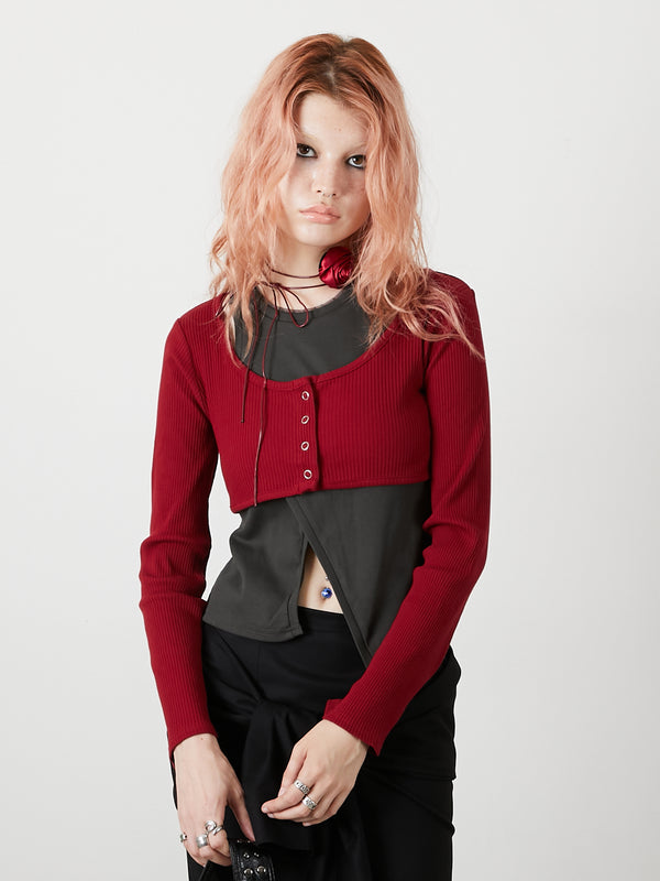 2PIECE TOPS / RED