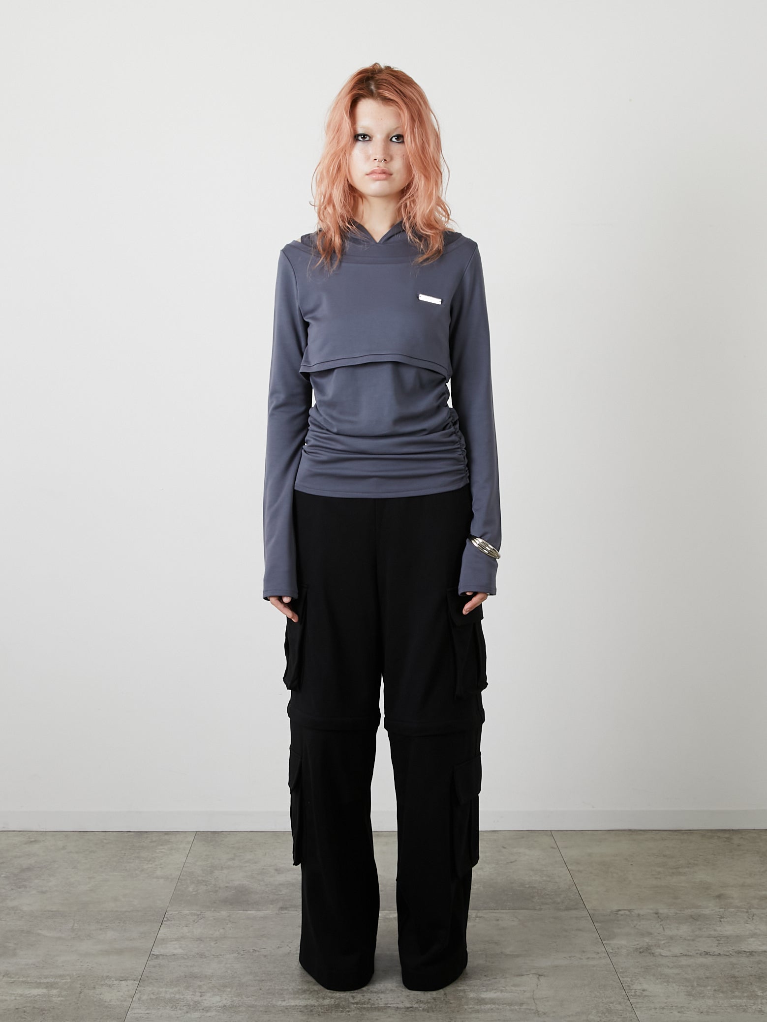 ZIP SWEAT CARGO PANTS / BLACK – led-tokyo│レッドトーキョー