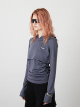 FOODIE TANK  BOLERO SET / CHARCOAL GRAY