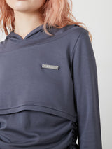 FOODIE TANK  BOLERO SET / CHARCOAL GRAY