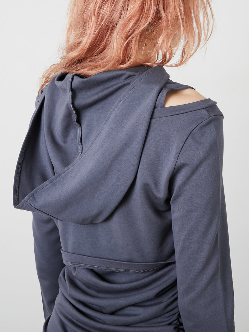 FOODIE TANK  BOLERO SET / CHARCOAL GRAY