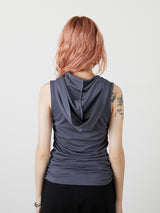 FOODIE TANK  BOLERO SET / CHARCOAL GRAY