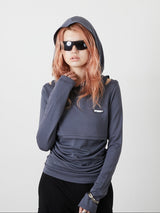 FOODIE TANK  BOLERO SET / CHARCOAL GRAY