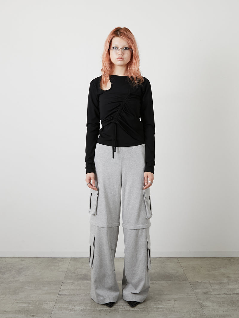 BUSTIER SET TOPS / BLACK