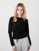 BUSTIER SET TOPS / BLACK