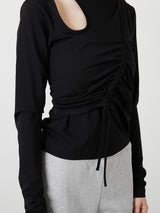 BUSTIER SET TOPS / BLACK