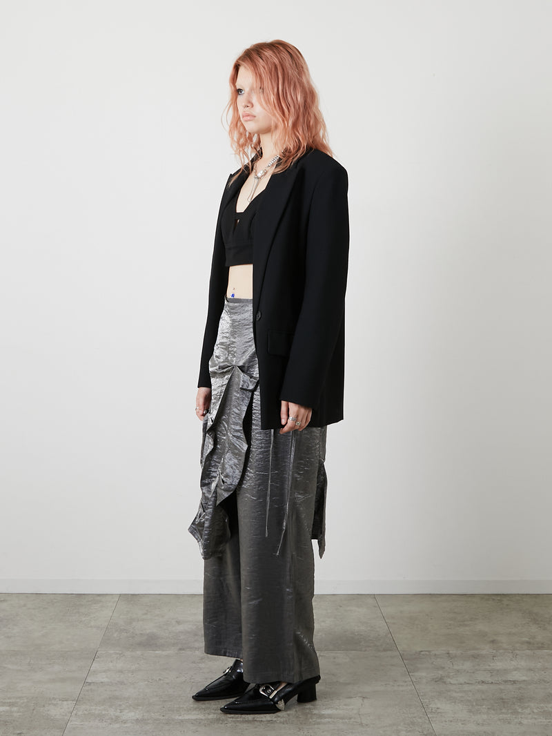 LAYERED SLACKS / GRAY