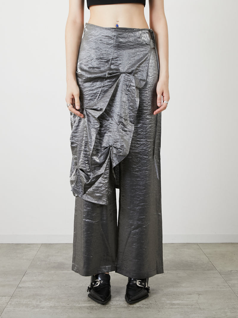LAYERED SLACKS / GRAY