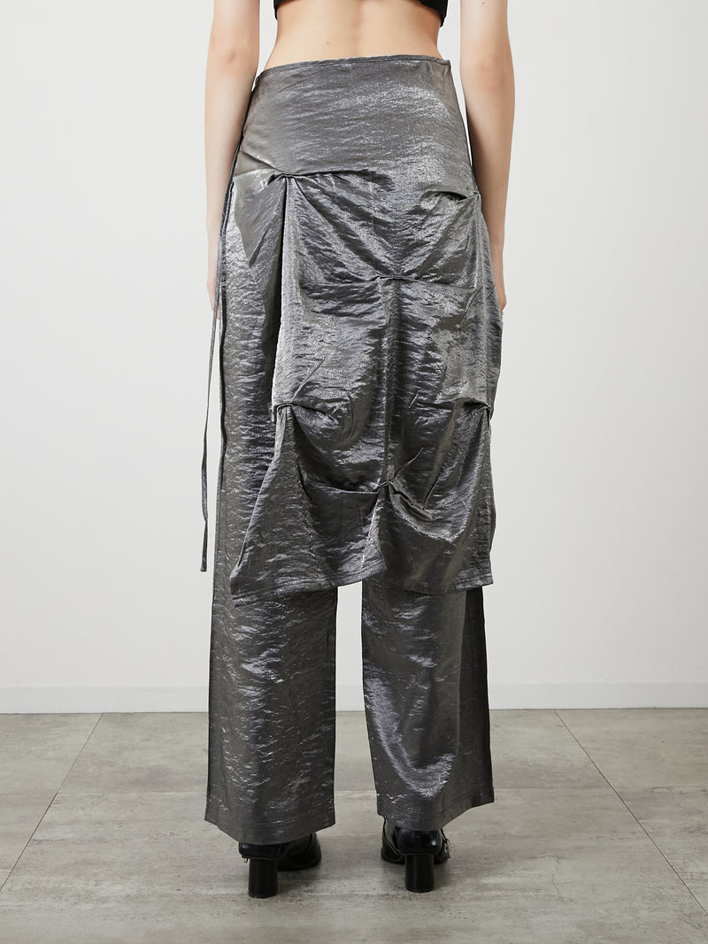 LAYERED SLACKS / GRAY