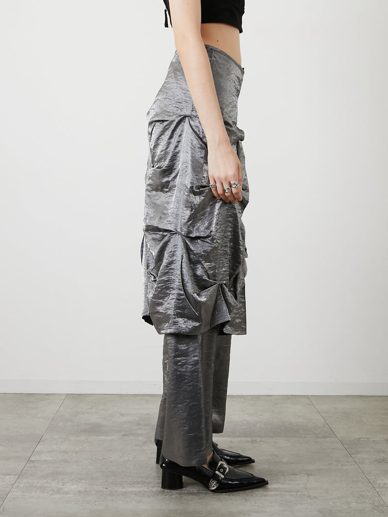 LAYERED SLACKS / GRAY