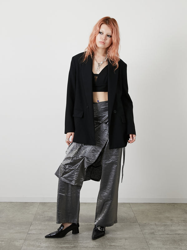 LAYERED SLACKS / GRAY