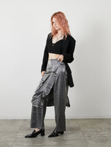 LAYERED SLACKS / GRAY