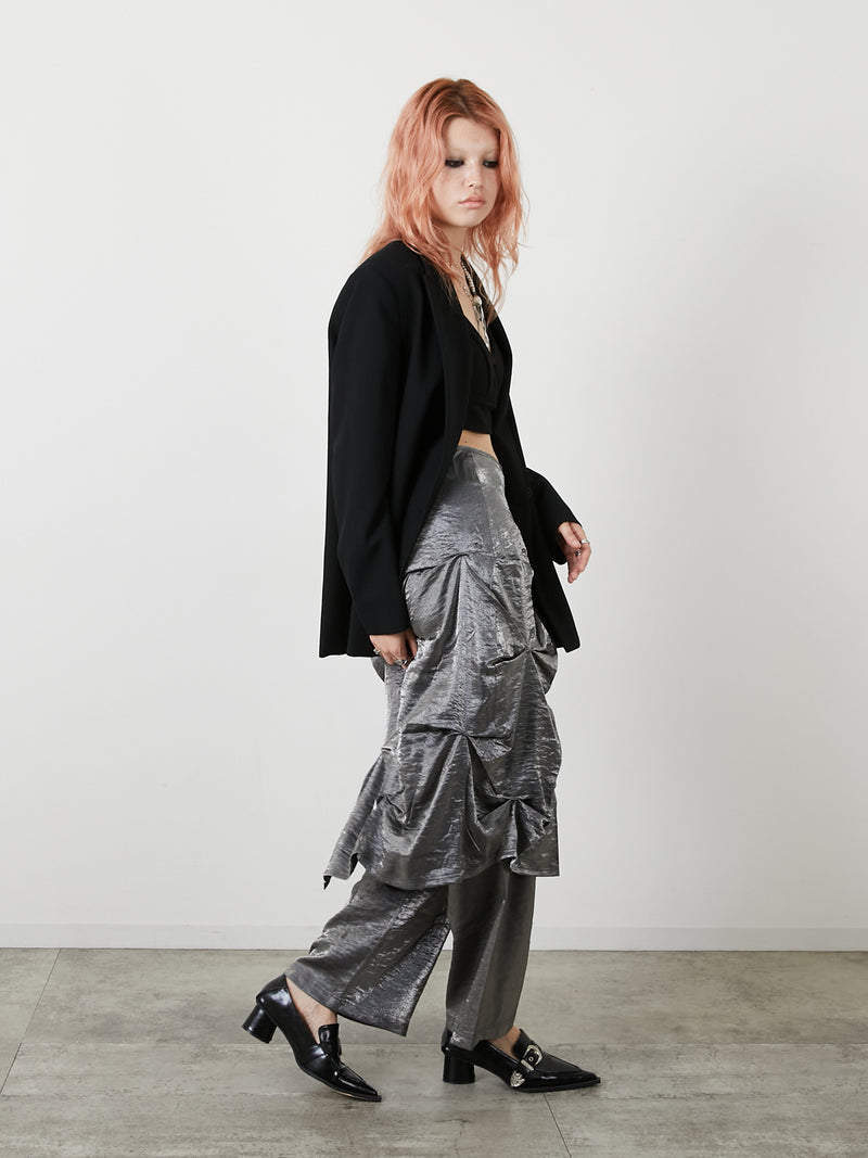 LAYERED SLACKS / GRAY