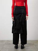 LAYERED SLACKS / BLACK
