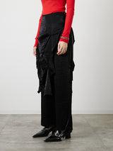 LAYERED SLACKS / BLACK
