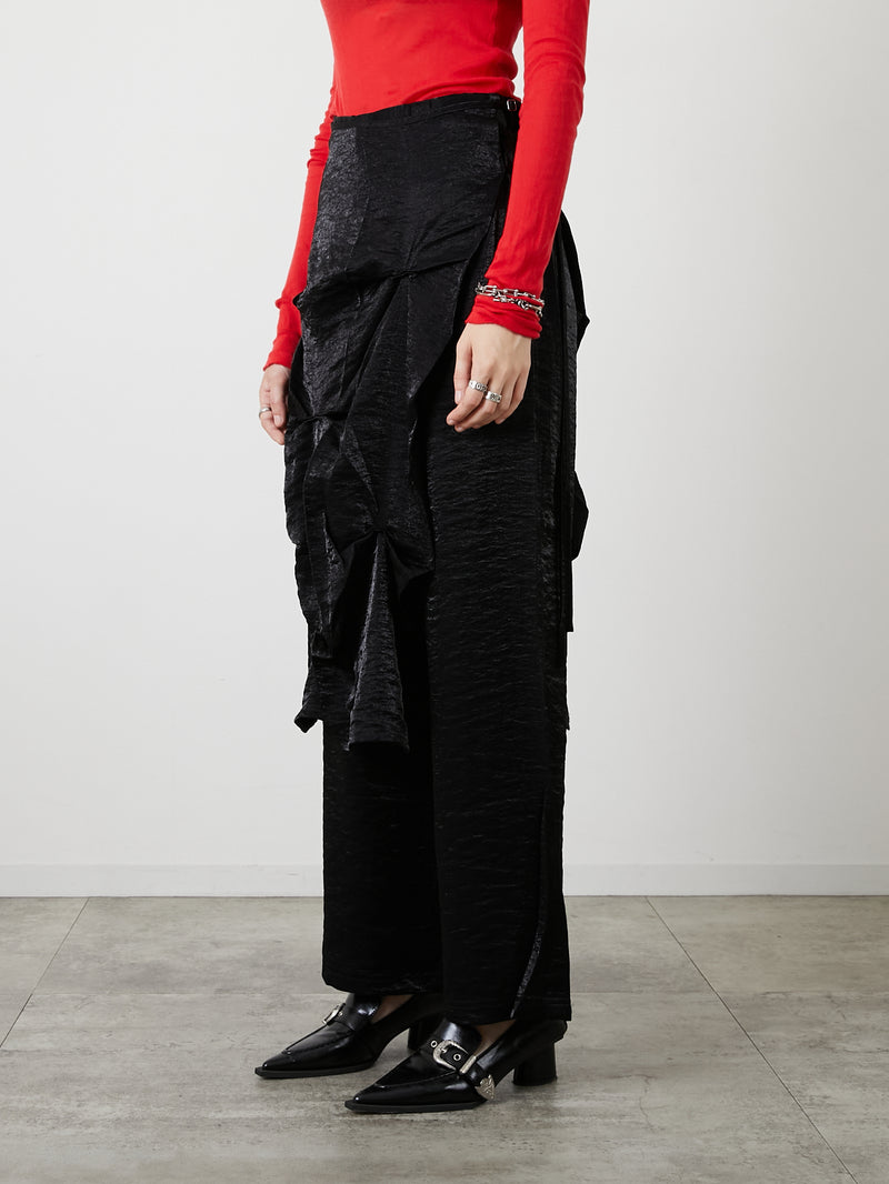 LAYERED SLACKS / BLACK