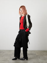 LAYERED SLACKS / BLACK
