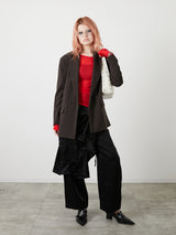 LAYERED SLACKS / BLACK