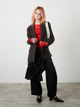 LAYERED SLACKS / GRAY