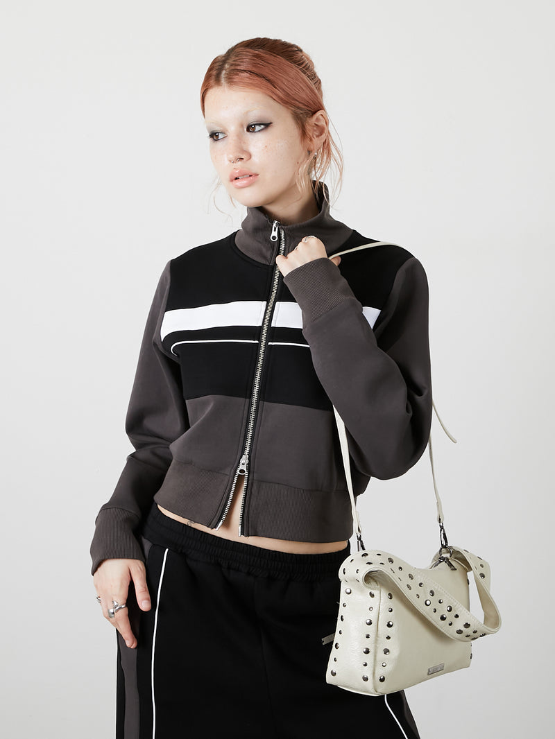 2WAY STUDS BAG / WHITE