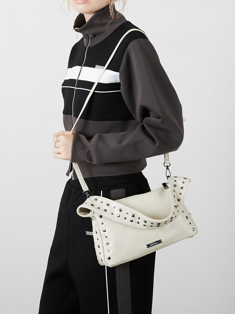 2WAY STUDS BAG / WHITE