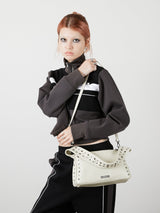 2WAY STUDS BAG / WHITE
