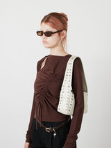 BUSTIER SET TOPS / BROWN