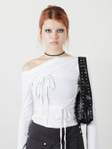 2WAY STUDS BAG / BLACK
