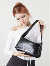 2WAY STUDS BAG / BLACK