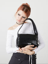 2WAY STUDS BAG / BLACK