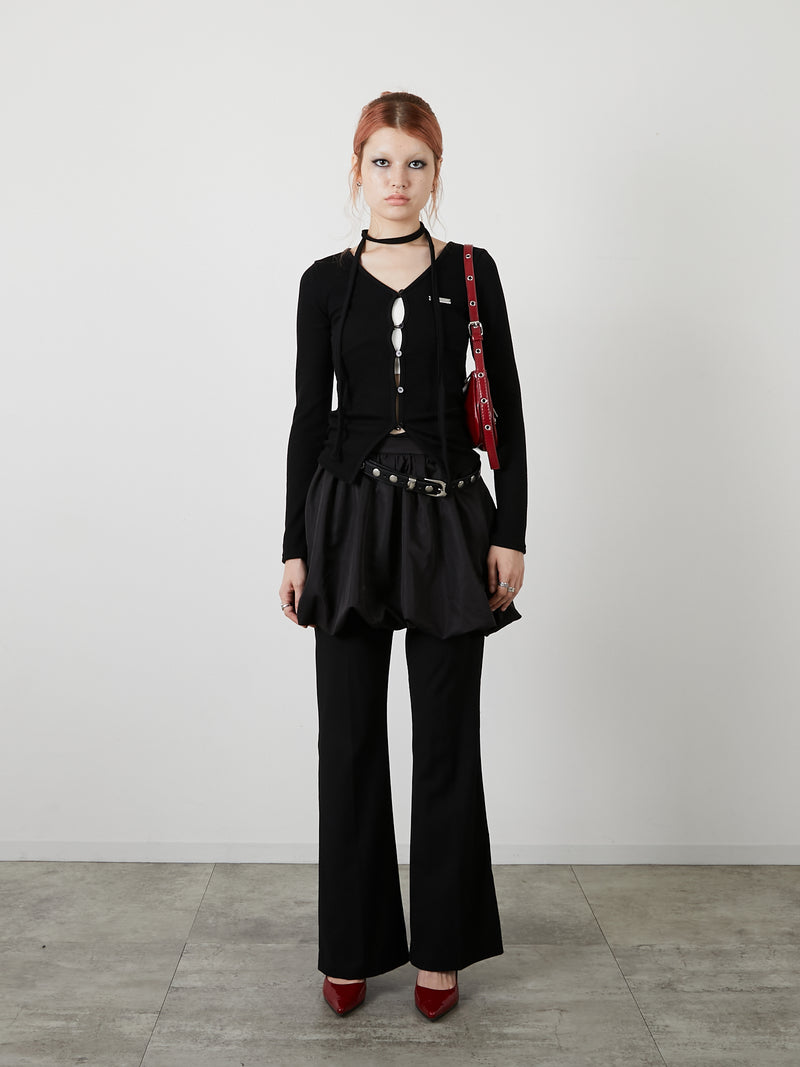 CHOKER SET LIB TOPS / BLACK
