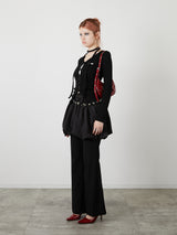 CHOKER SET LIB TOPS / BLACK