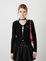 CHOKER SET LIB TOPS / BLACK