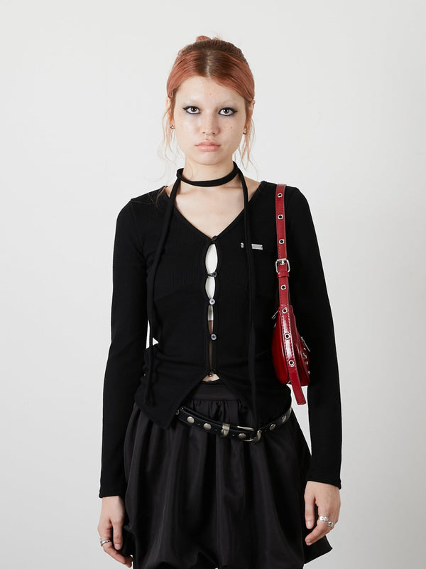 CHOKER SET LIB TOPS / BLACK