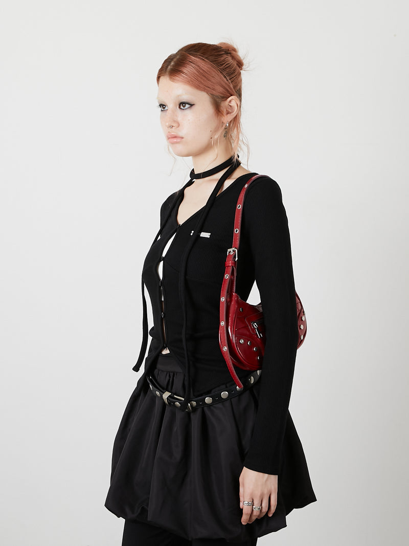 CHOKER SET LIB TOPS / BLACK