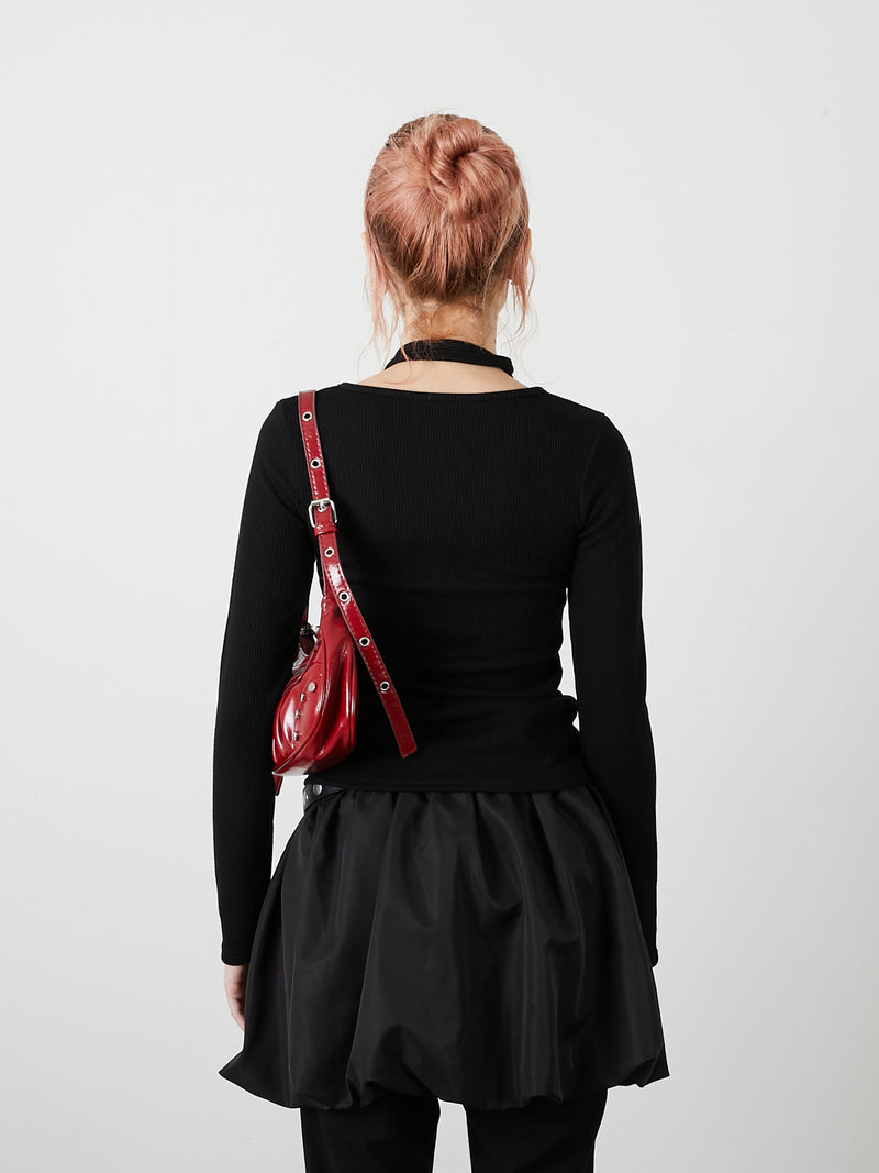 CHOKER SET LIB TOPS / BLACK