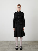 RIBBON SHIRT / BLACK