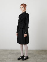 RIBBON SHIRT / BLACK