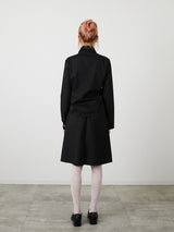 RIBBON SHIRT / BLACK