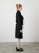 RIBBON SHIRT / BLACK