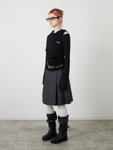 FOODIE TANK  BOLERO SET / BLACK