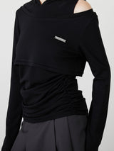 FOODIE TANK  BOLERO SET / BLACK